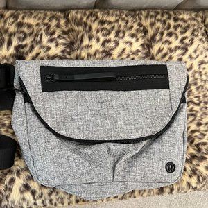 Lululemon All Night Festival Bag in Heathered Gray & Black